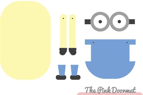 Printable Minion Overalls Template